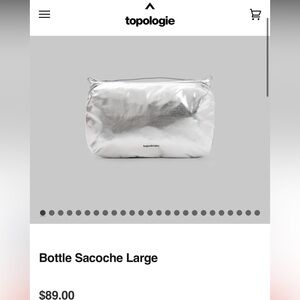 topologie Bottle Sacoche Large “Chrome”